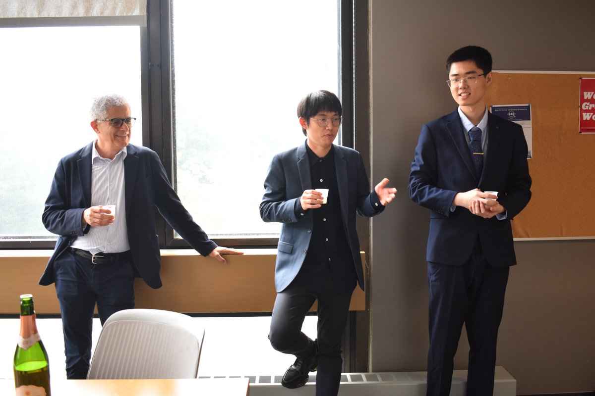 Menachem Elimelech (@theelimelechlab) on Twitter photo Congrats to Zhongren (<a href="/ZhongrenJiao/">Zhongren Jiao</a>), co-advised by <a href="/MingjiangZhong/">Mingjiang Zhong</a>, on passing the PhD Area Examination and officially becoming a PhD candidate.
Exciting PhD proposal on “Designing Polymeric Membranes for Precise ionic and Molecular Sieving"
<a href="/YaleEnvEng/">Yale Environ. Eng.</a> <a href="/YaleEngineering/">Yale Engineering</a> Congrats to Zhongren (<a href="/ZhongrenJiao/">Zhongren Jiao</a>), co-advised by <a href="/MingjiangZhong/">Mingjiang Zhong</a>, on passing the PhD Area Examination and officially becoming a PhD candidate.
Exciting PhD proposal on “Designing Polymeric Membranes for Precise ionic and Molecular Sieving"
<a href="/YaleEnvEng/">Yale Environ. Eng.</a> <a href="/YaleEngineering/">Yale Engineering</a>