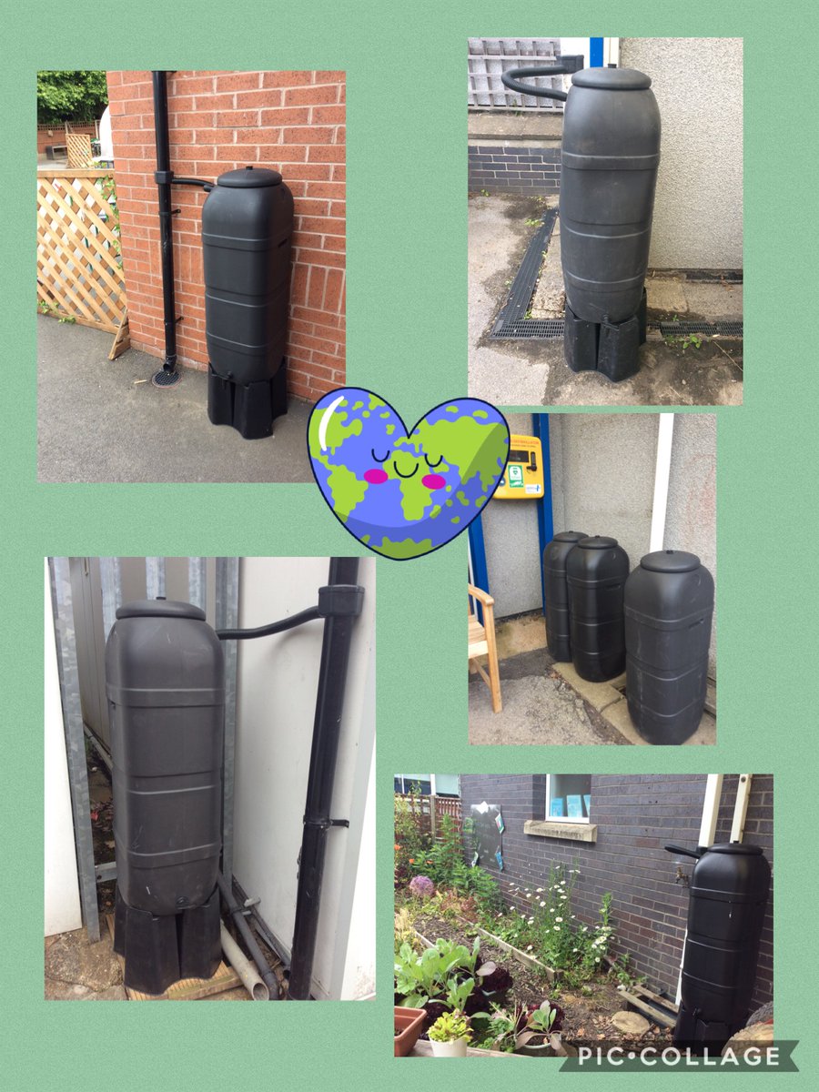 Our new water butts are in place to keep our school looking beautiful. Now all we need is some rain.<a href="/LadywoodKH/">Ladywood Primary and Nursery School</a> <a href="/EcoSchools/">Eco-Schools England</a>