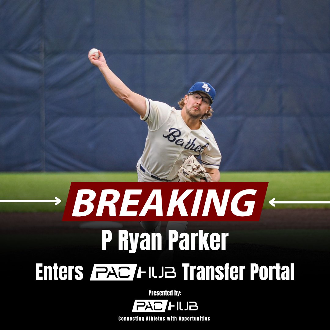 PacHub_'s tweet image. Ryan Parker, P, transfer from @baseball_bethel, playing @d3baseball, has entered the PAC-Hub Transfer Portal! 🎉2 years of grad school eligibility. Looking for Kinesiology or Biomechanics Master programs!

👉sign-up.pac-hub.com
GET NOTICED 👆JOIN TODAY!

@parkerryanj2…