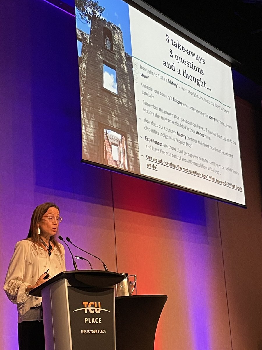 #CAEP24 Dr Nadine Caron challenging us to listen to our patients and remember our national history. <a href="/CAEP_Docs/">CAEP</a>