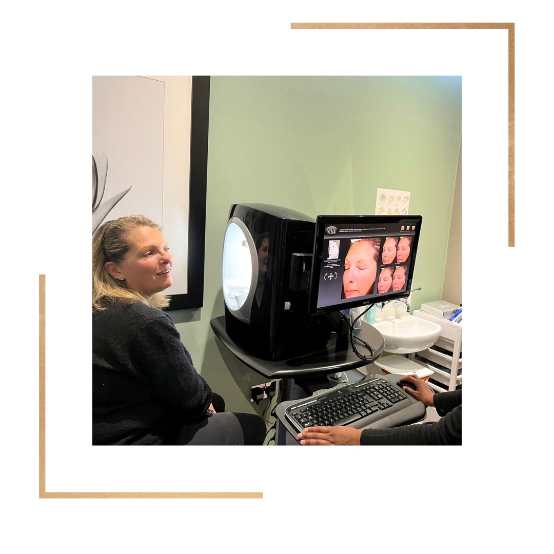 Since last summer Eudelo has been conducting trials in which patients would take #supplements over the course of a few months.

 Facial scanner was done before trials begin which evaluates redness, lines and wrinkles, UV and brown spots as well as texture.