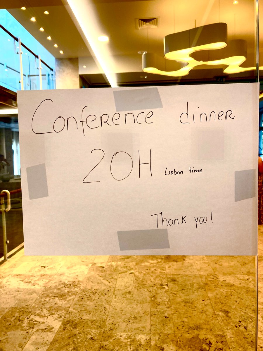 SymbNET's tweet image. Attention please! 📢
Conference dinner starts at 20h #SymbNET2024 🎉