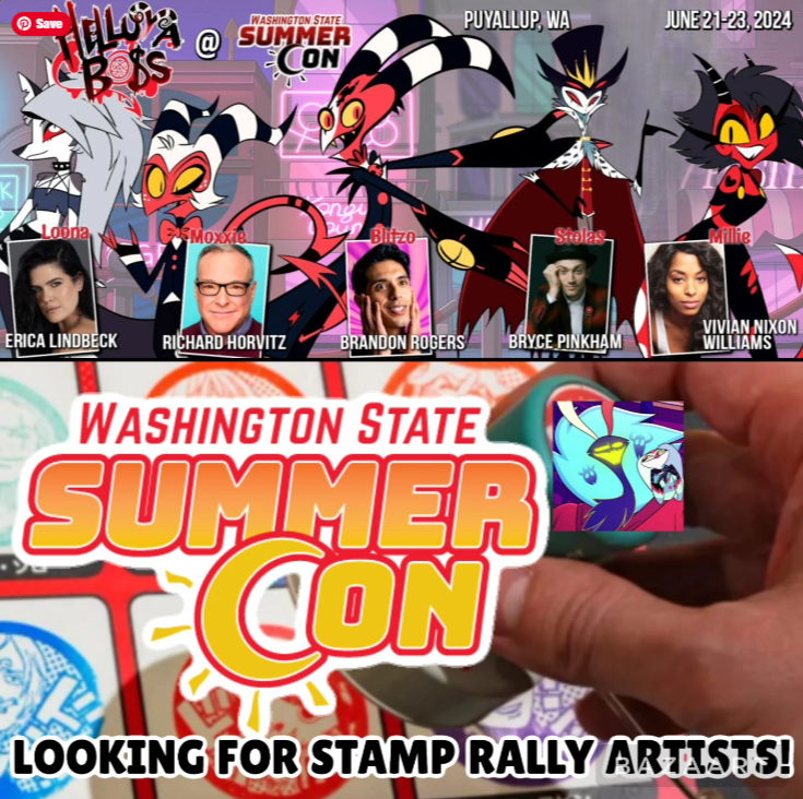mistyfigs's tweet photo. Looking for 2-3 more artists that will be vending at #wasummercon @wasummercon next weekend to be a part of our @VivziePop stamp rally. Putting together great prize bags with participants @ChristaDoodles and @ottermelonart &amp; would love to round out a fun experience for attendees. https://t.co/lThccLDQ5Z