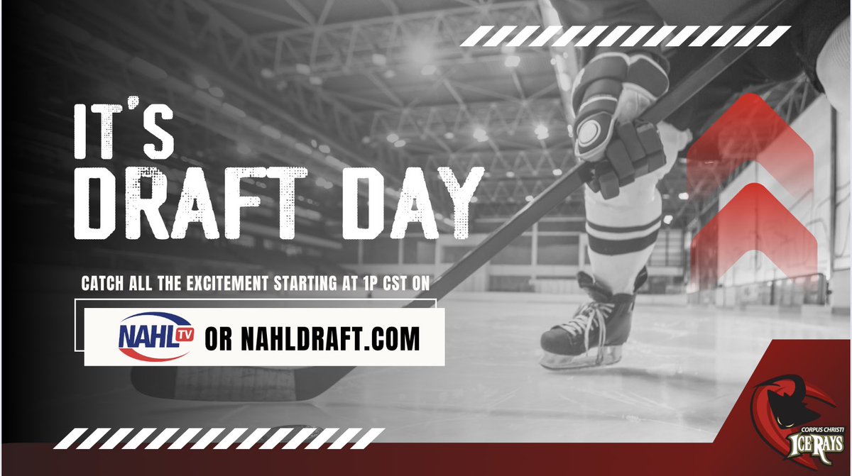 iceraysnahl's tweet photo. It’s #DraftDay🤩 and we are SO excited to welcome in our new draftees! Stay tuned as we reveal our tendered players throughout the day🏒⛸️

#icerayshockey #happydraftday https://t.co/9CMFetGvRN