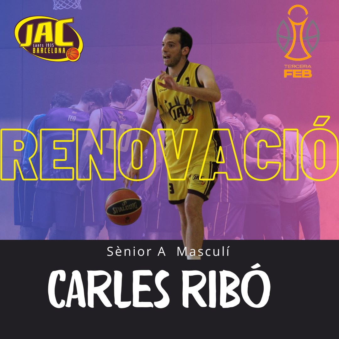 jacsants1935's tweet photo. ‼️ Carles Ribó (@CarlesRV ) renova un any més amb el JAC! https://t.co/djHJlGdQep