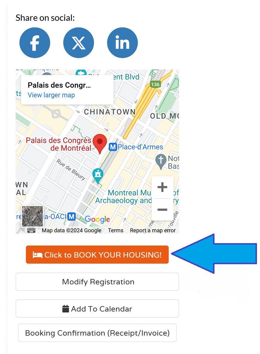 📣#ISMB2024 Housing Discount Deadline: June 17 @ 5pm EDT.

Discounts are only via Showcare &amp; subject to availability.

Complete registration to get the booking link! Already registered? Check your confirmation email for "Book Your Housing" link.

See you in Montréal! 🍁