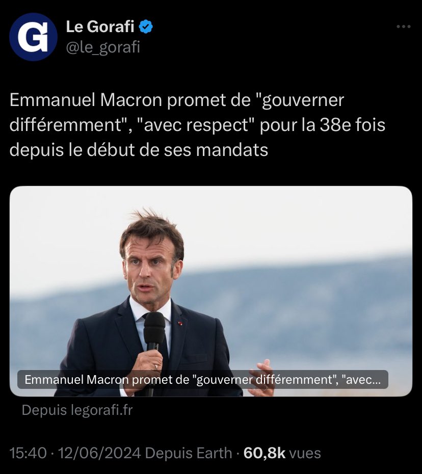Le Gorafi n’invente même plus les blagues. Ils puisent à la source.