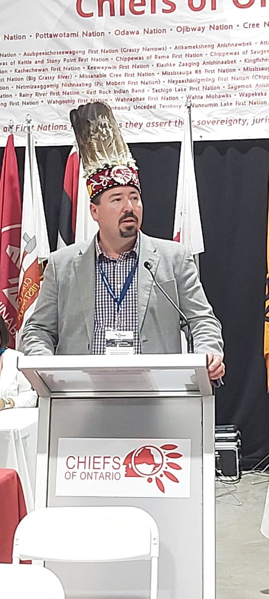 AIAI (@aiai_comms) on Twitter photo Newly selected Regional Chief of Ontario Abram Benedict accepting his new role. <a href="/ChiefsofOntario/">Chiefs of Ontario</a> ##COOACA2024 Newly selected Regional Chief of Ontario Abram Benedict accepting his new role. <a href="/ChiefsofOntario/">Chiefs of Ontario</a> ##COOACA2024