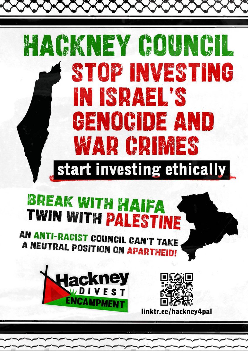 helensclegel's tweet photo. New flyer for the #HackneyDivest Encampment https://t.co/RyfH14ElEt