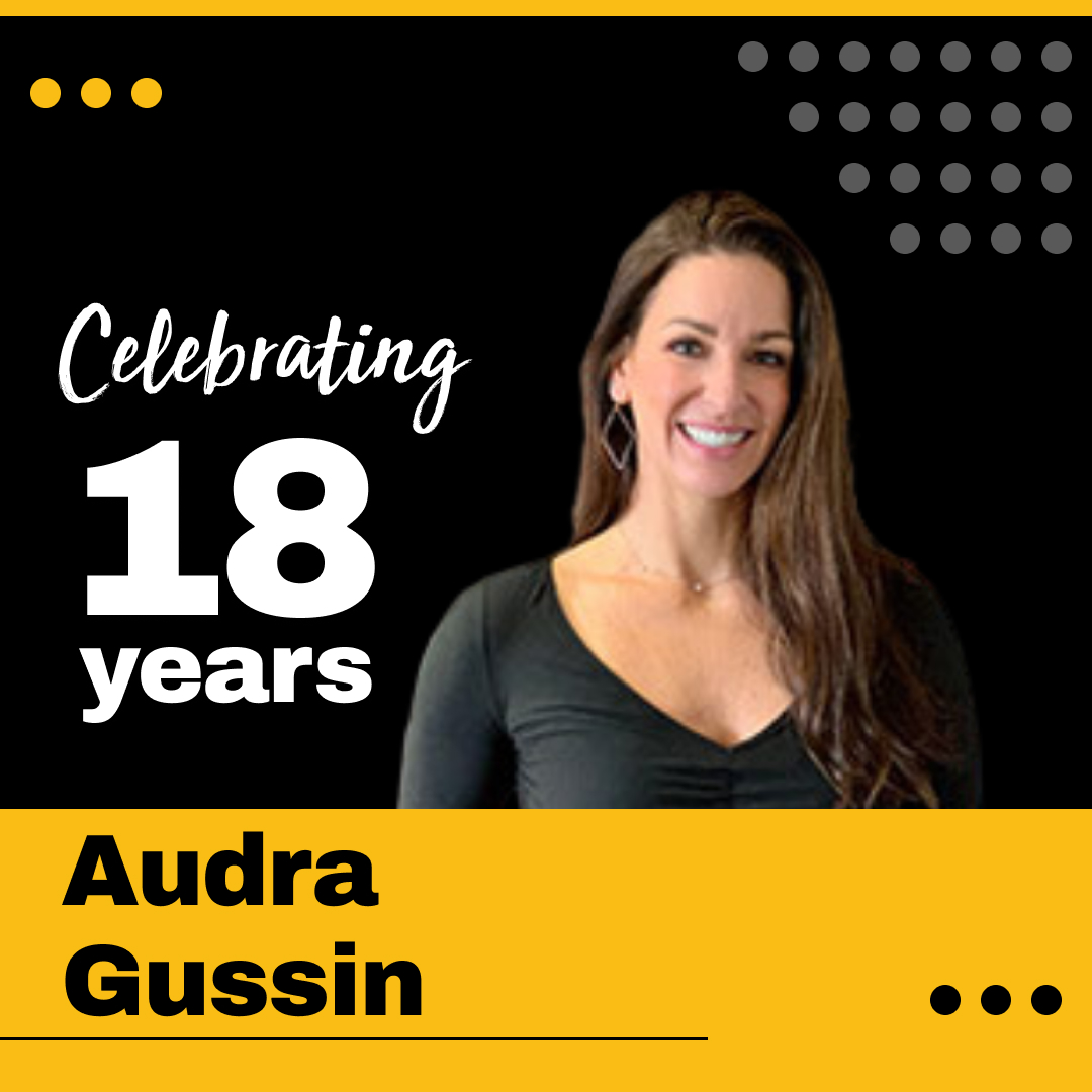 goldencom's tweet photo. Happy 18th work anniversary to Audra! Audra has been with GoldenComm longer than just about anyone. You've made such a great impact in welcoming &amp; training so many people about the GC Way. We're so grateful for your consistent support of the whole team. Congratulations! https://t.co/KqDXaJM8wP
