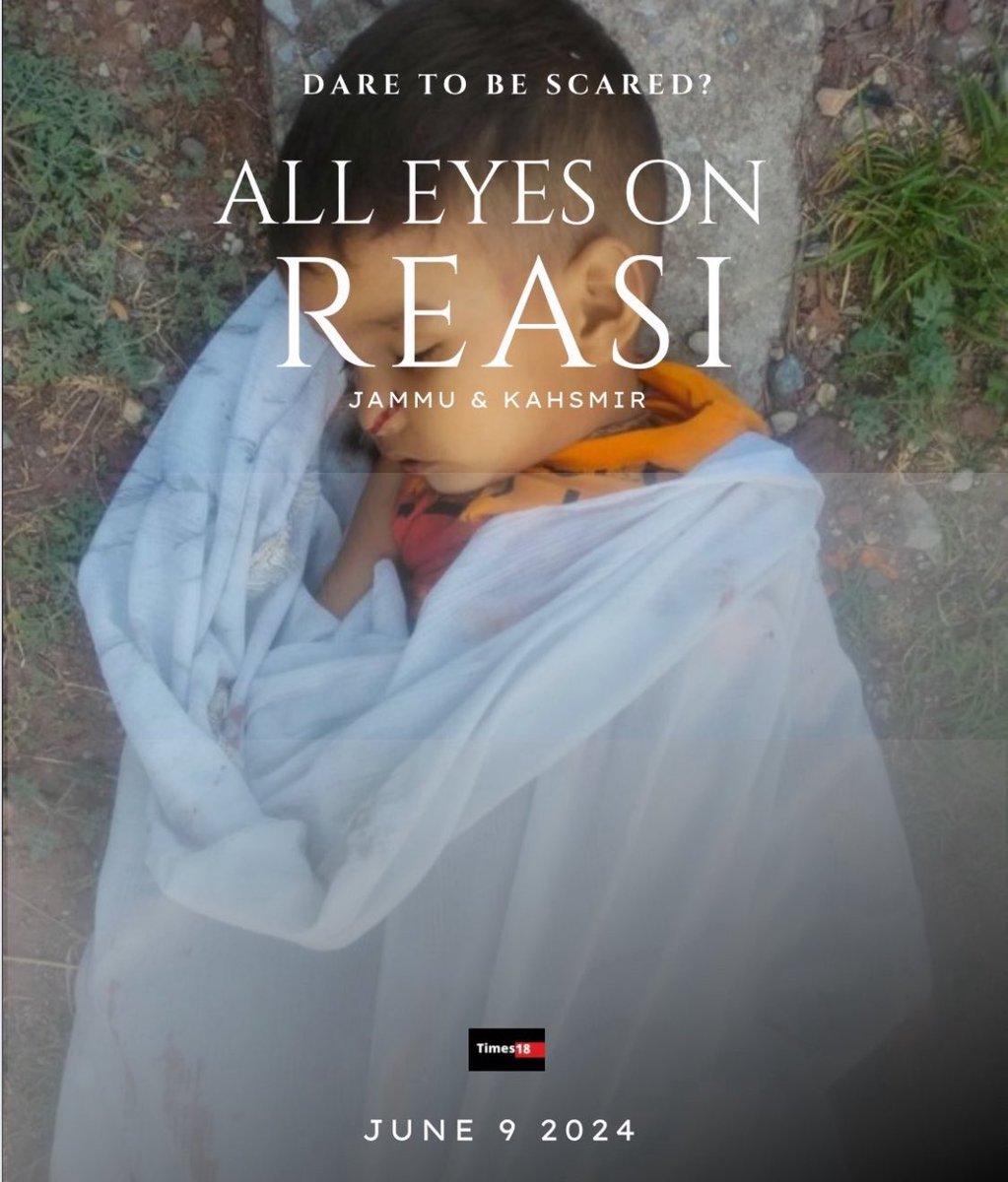 Why everyone goes silent in just 3 days ? 

Never Forget Reasi

Keep trending #AllEyesOnReasi

All Eyes on J &amp; K
