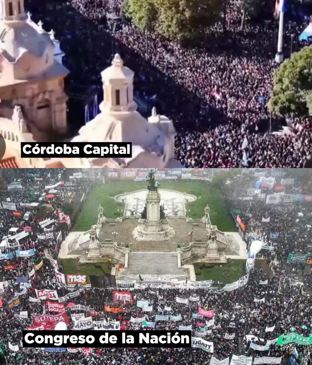 sebagarciadiaz's tweet photo. Nótese la diferencia. Unos buscan la libertad para todos los argentinos y a otros le pagan por ir a la manifestación

#LeyBases https://t.co/j5HporRurD