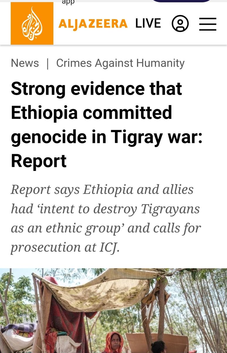 wedihussen's tweet photo. @DrAklogBirara No Tigrayan supports the war on  Amhara , but all Tigrayans(100%) support ,Justice for the Genocide &amp;the reversal of the invasion of #WesternTigray territories by the OromoPP and Amhara Prosperity  miltia .
#UpholdPretoriaCoHA
#Tigraygenocide 
#Justice4Tigraygenocide https://t.co/DyV2Gy4QVZ
