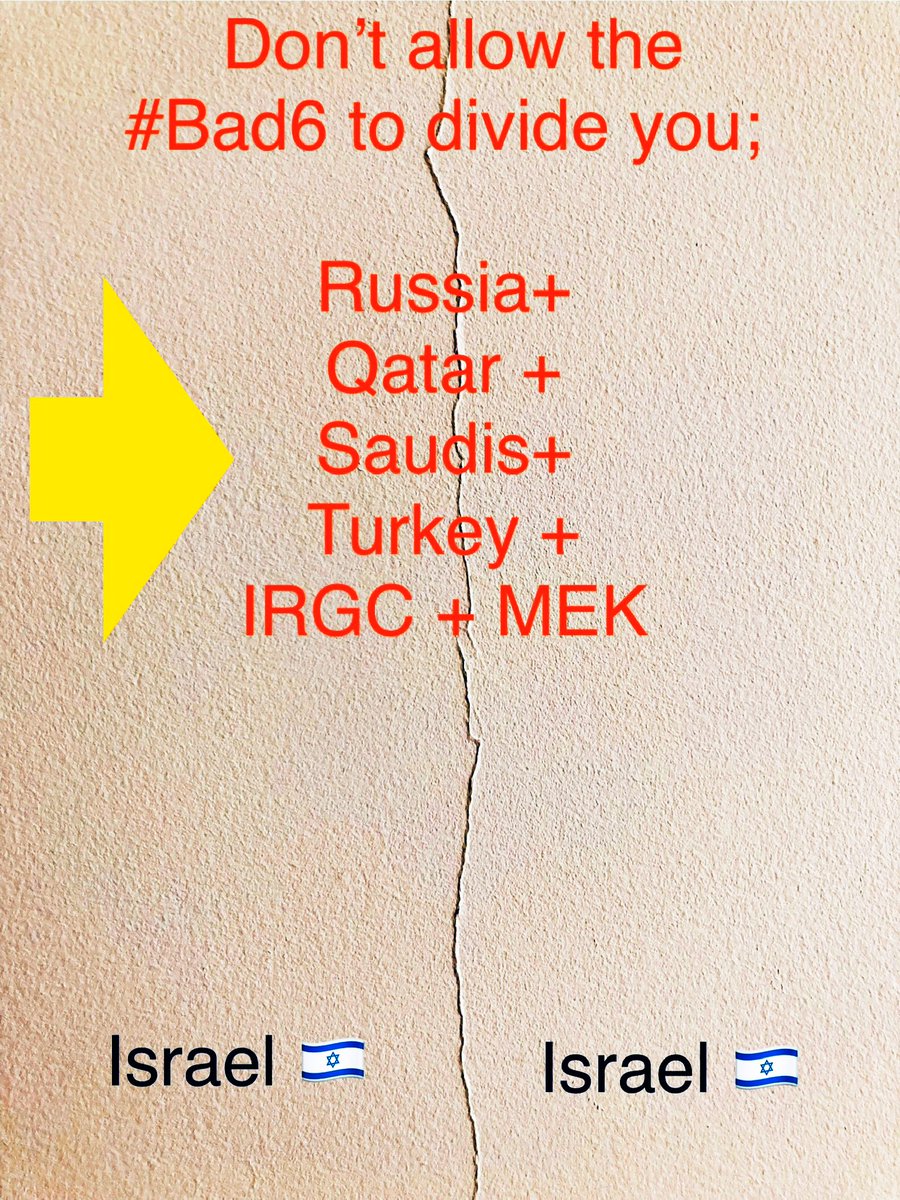 Pirooz25372's tweet photo. The #Bad6:
Russia, Qatar, Saudi-Arabia, Turkey,
IRGC + MEK‼️ https://t.co/Cxkkil46eh