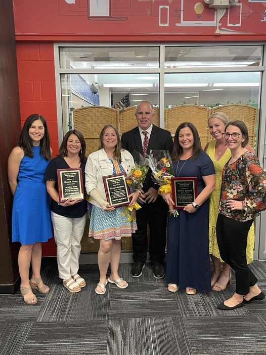 It was wonderful to introduce and honor our 2023-24 Teachers and Support Staff Members of the Year during last night's BOE meeting.  We greatly appreciate their tireless dedication and commitment to our wonderful school community <a href="/Mrs_Schonmann/">Mrs. Schonmann</a> <a href="/mkgropp/">Megan Gropp</a> <a href="/MWstarsCLB/">Christine Lion-Bailey</a> <a href="/MPCrudele/">Monica Crudele</a>