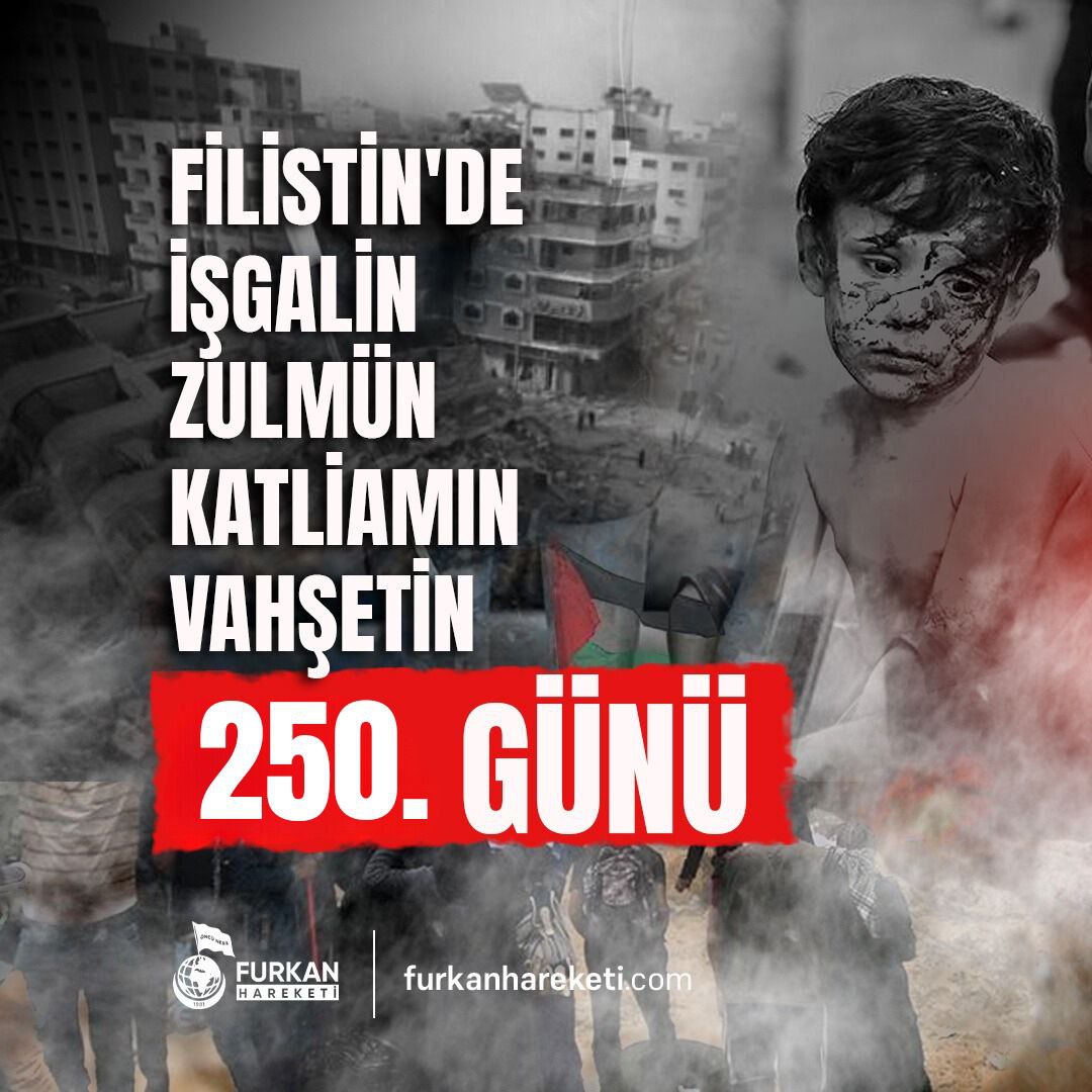 İşgal, zulüm, katliam, vahşet! 

250 GÜN! 

#Filistin250GündürDireniyor