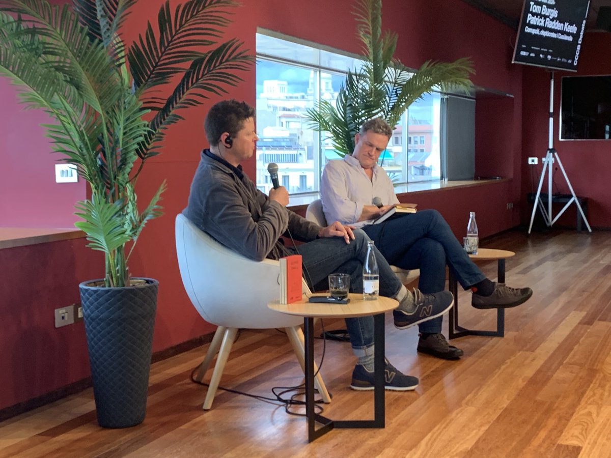 ArabellaPike's tweet image. Thrilled to be in Barcelona ⁦@cececebe⁩ with ⁦@tomburgis⁩ and ⁦@praddenkeefe⁩ talking Orwell and importance of investigative journalism and books to uncover corruption. One of the best talks I’ve ever heard. #SayNothing #Cuckoolnd ⁦@WmCollinsBooks⁩