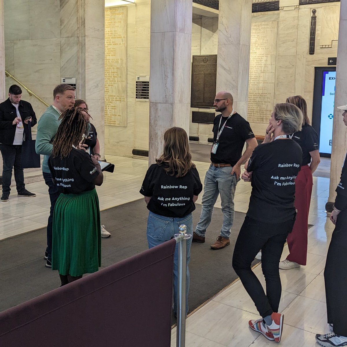 OutBritain (@outbritain) on Twitter photo A big shoutout to our fantastic OutConnect volunteers! Your enthusiasm, helpfulness, and generosity in donating your time are truly appreciated.
A special thank you to <a href="/MyWorkwearCo/">Team at MyWorkwear</a> for sponsoring the awesome volunteer T-Shirts!
#OutConnect2024 #LGBTQBusiness #belonginbusiness A big shoutout to our fantastic OutConnect volunteers! Your enthusiasm, helpfulness, and generosity in donating your time are truly appreciated.
A special thank you to <a href="/MyWorkwearCo/">Team at MyWorkwear</a> for sponsoring the awesome volunteer T-Shirts!
#OutConnect2024 #LGBTQBusiness #belonginbusiness