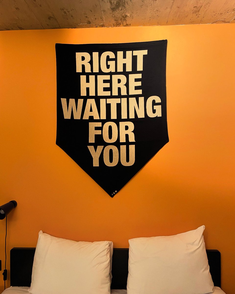 Staying in the Richard Marx suite at the Madrid Social Hub hotel.