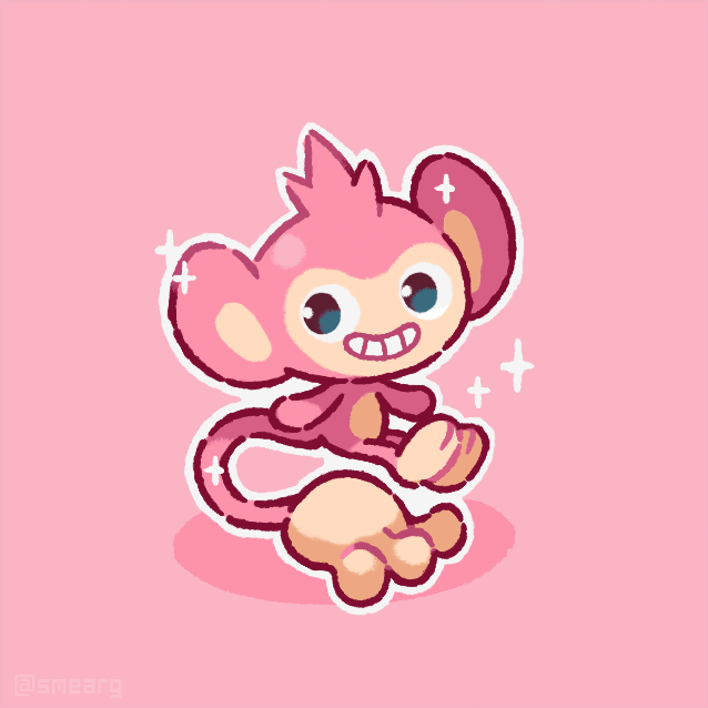 a happy lil aipom for this mornin' 🐵🖐️✨