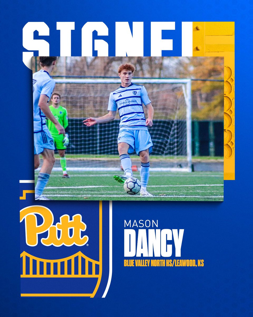 Pitt_MSOC's tweet photo. Welcome to the Steel City, Mason! 🔵🟡 https://t.co/11Ypu42hOo