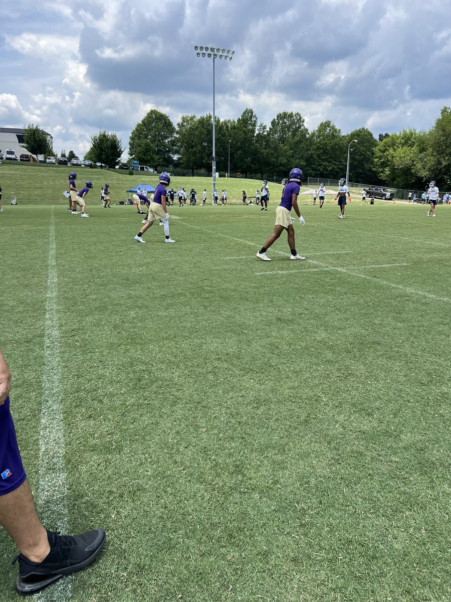 Great day of competing and learning for our guys at Wofford. We got better today! <a href="/Dodsons0611/">Coach Dodson</a> <a href="/CoachTBryant1/">Trevor Bryant</a> <a href="/WebbGem2/">Ben Webb</a>