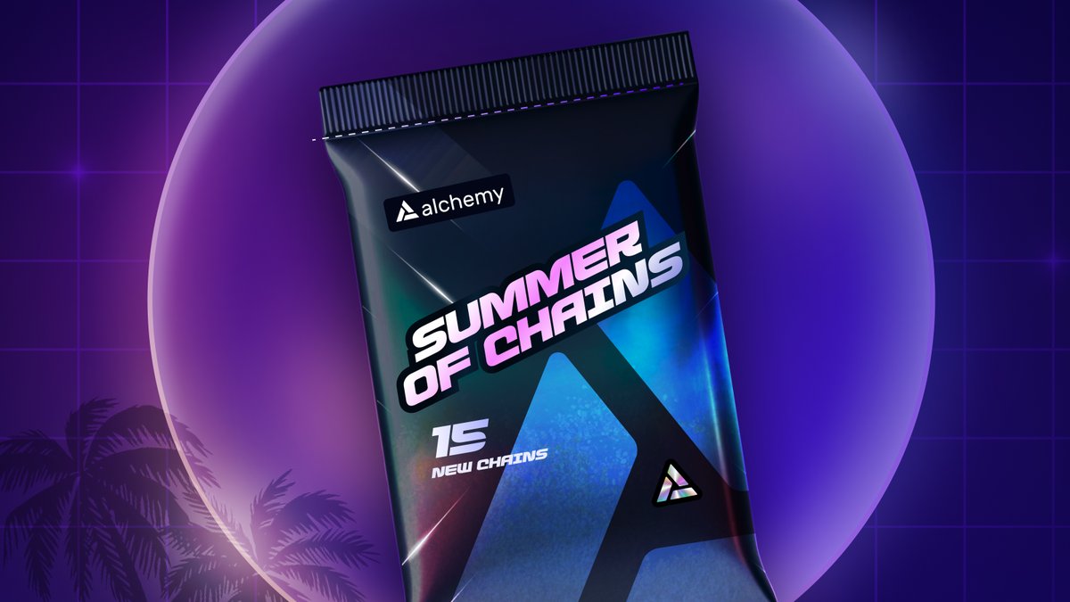 It's the Summer of Chains ☀️⛓️😎

Over the next 12 weeks, we are launching support for 15+ new networks.

Expanding our best-in-class infra, developer tools, and products means you will be able to reach more users and greater liquidity.

Stay tuned 👀

First chain tomorrow.