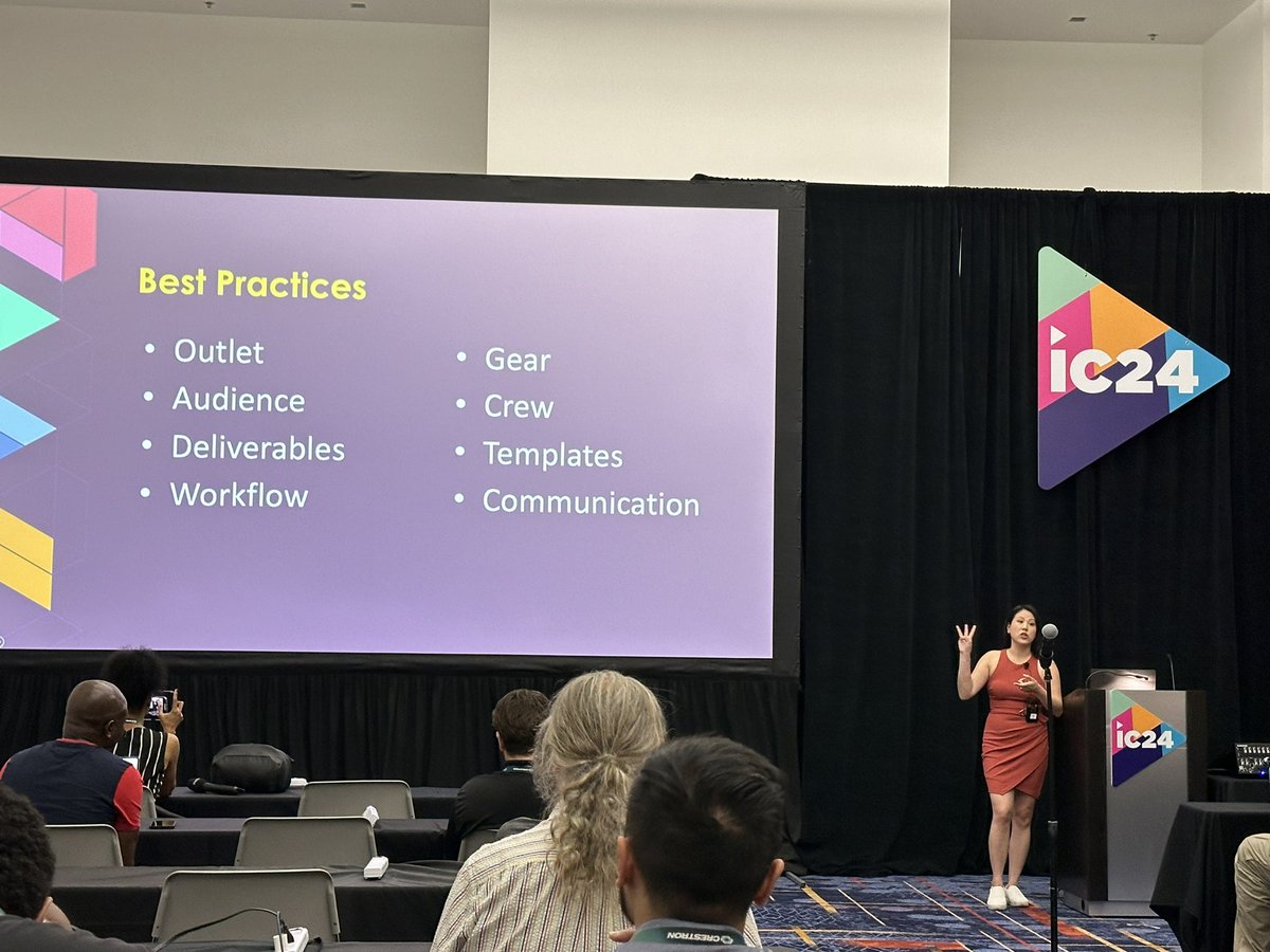 Purelucky3's tweet photo. @nickisun  #infocomm24 Educational and practical solutions in preparing to be successful in video production https://t.co/mP3Fmvn59B