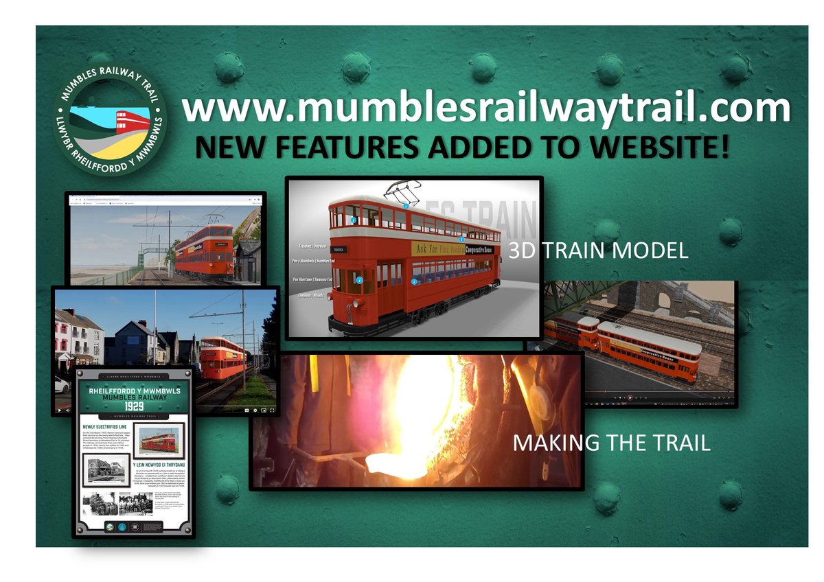 MDTMumbles's tweet photo. Check out new features just added to the Mumbles Railway Trail website! 
https://t.co/hbFY3UIdZo https://t.co/U0sIl7JbjR