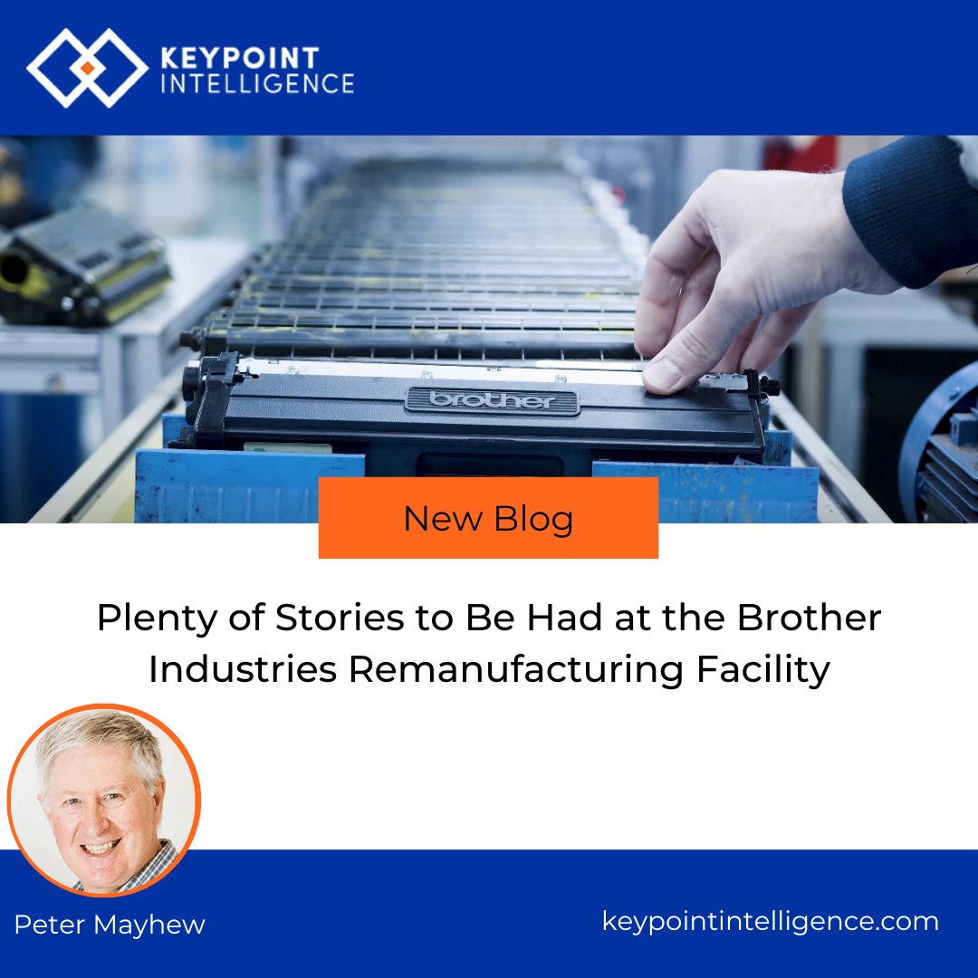 Keypoint Intelligence (@keypointintel) on Twitter photo Peter Mayhew, Principal Analyst at <a href="/KeypointIntel/">Keypoint Intelligence</a>, was thrilled and privileged to receive a factory tour and briefing at Brother Industries Ltd. in Wrexham, North Wales.
➡️Learn more about his experience here: hubs.li/Q02BBbsS0
#thekeypointblog #automation Peter Mayhew, Principal Analyst at <a href="/KeypointIntel/">Keypoint Intelligence</a>, was thrilled and privileged to receive a factory tour and briefing at Brother Industries Ltd. in Wrexham, North Wales.
➡️Learn more about his experience here: hubs.li/Q02BBbsS0
#thekeypointblog #automation