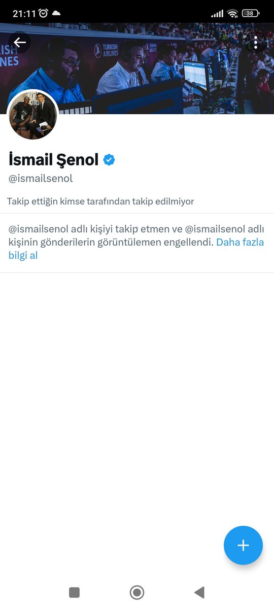 ilyasnalbant's tweet photo. Senin yüzünden maç izlemiyorum. #ismailsenol bide beni engellemiş taraflı spiker https://t.co/4HIBpsXNqS