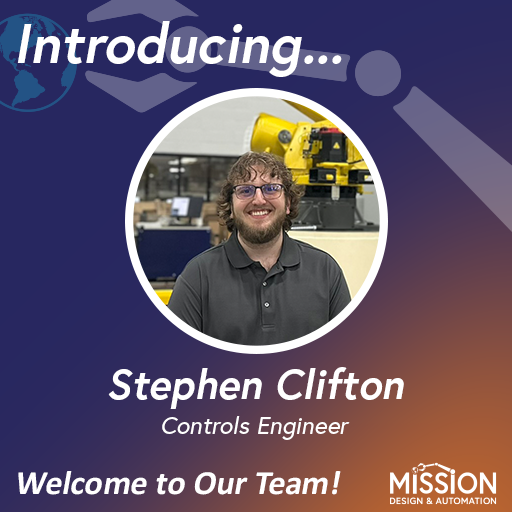 onamissionMDA's tweet image. Meet Stephen Clifton! Stephen joined the Mission team in May as a Controls Engineer! Stephen recently graduated from @lifeatlssu with a Bachelor's degree in Robotics and Computer Engineering.
Stephen, we are proud to have you on board!
#OnAMission #ControlsEngineering