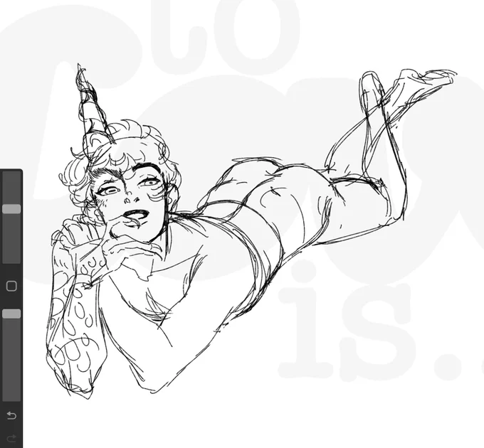 Working on something….secret…
Featuring the possibly hottest Laios I have ever drawn 