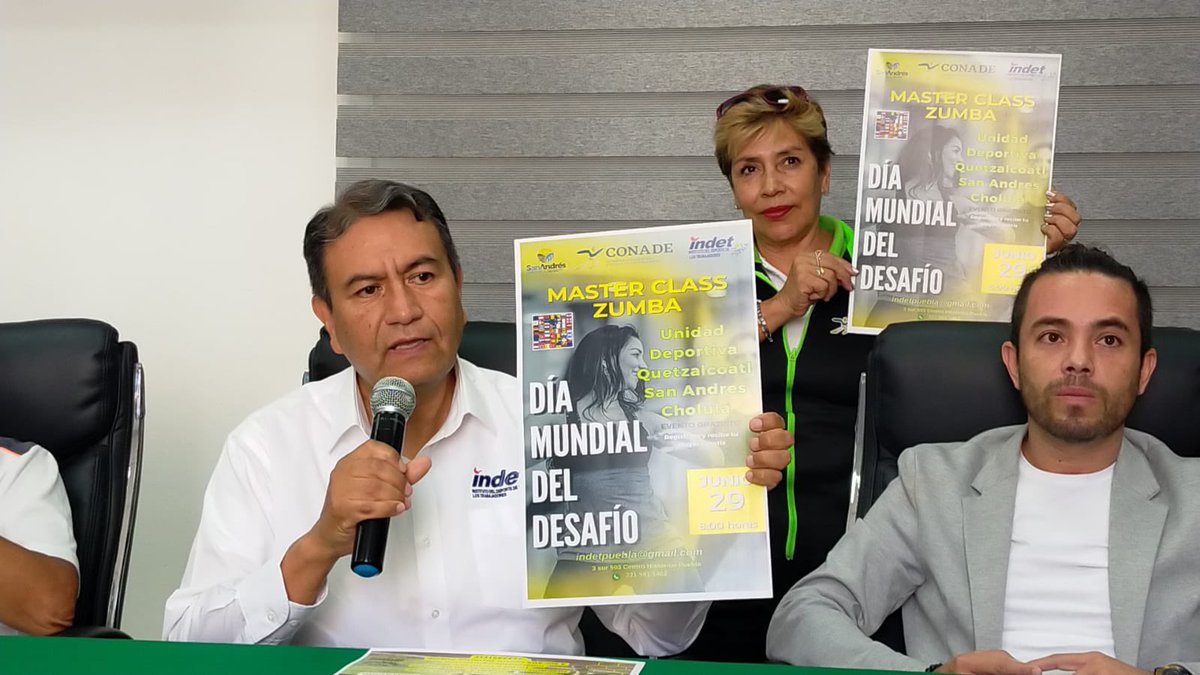 SUFRAGIOrevista's tweet photo. #Deporte 🏟️ Inician los 52 JUEGOS NACIONALES DE LOS TRABAJADORES 2024, y habrá MEGA EVENTO DE ACTIVACIÓN FÍSICA 🕺💃en #SANANDRÉSCHOLULA así lo anuncia @javier_islas Srio. @IndetPuebla con el apoyo de @leobardosoto Líder de @CTMPuebla https://t.co/FtxuQbnIkN