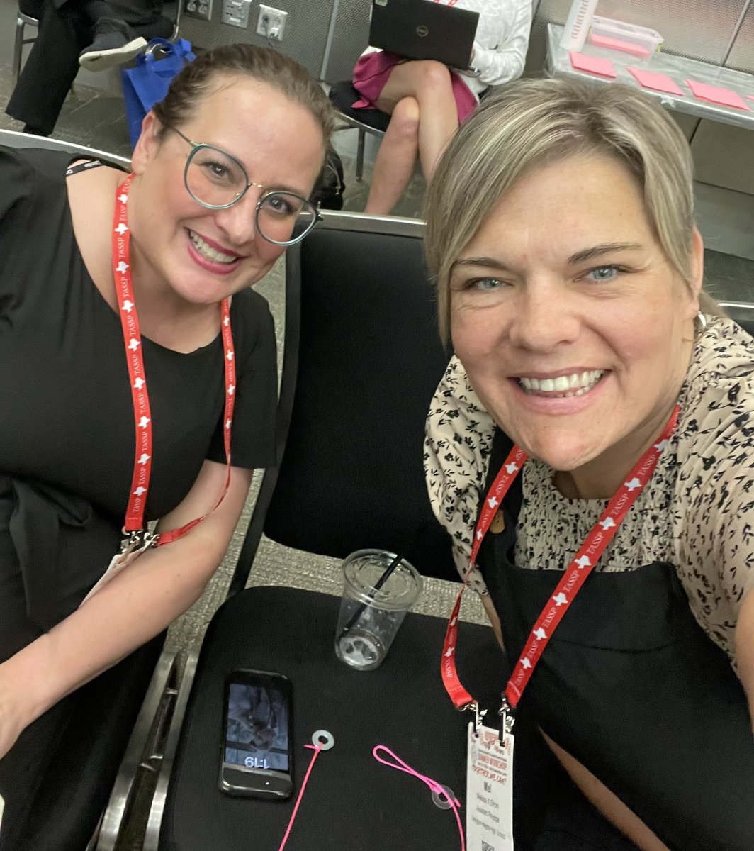 Getting my learn on with Alicia Bohanan, <a href="/HeightsFWISD/">Arlington Heights High School</a> newly minted Dean of Instruction. Learning valuable strategies for appreciating your teachers from <a href="/EckertKathleen/">Kathleen Eckert</a>. #tassp2024
