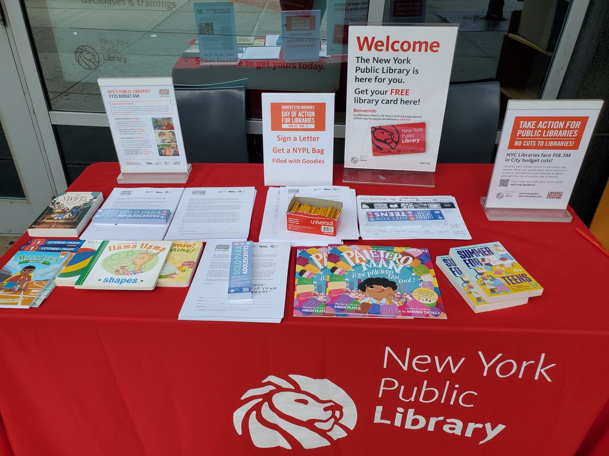 BronxBlc's tweet photo. NYC libraries are facing a $58.3 million dollar budget cut that could force most branches to reduce service to just five days a week. Join us in telling
@NYCMayor &amp; @NYCCouncil : #NoCutsToLibraries https://t.co/H4GvlfGY4e