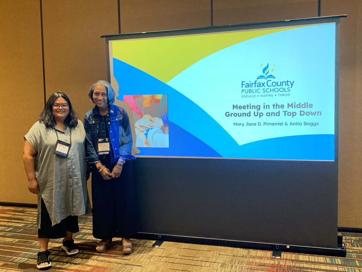 anna_harvin's tweet photo. Incredible job by our friends and @OCDEProjectGLAD Trainers in Training from FCPS st the @DLeNM Summer Institute. Their presentation all about how they are supporting GLAD in middle school was inspiring! @fcpsTitleILit https://t.co/XfiBlu5xXW