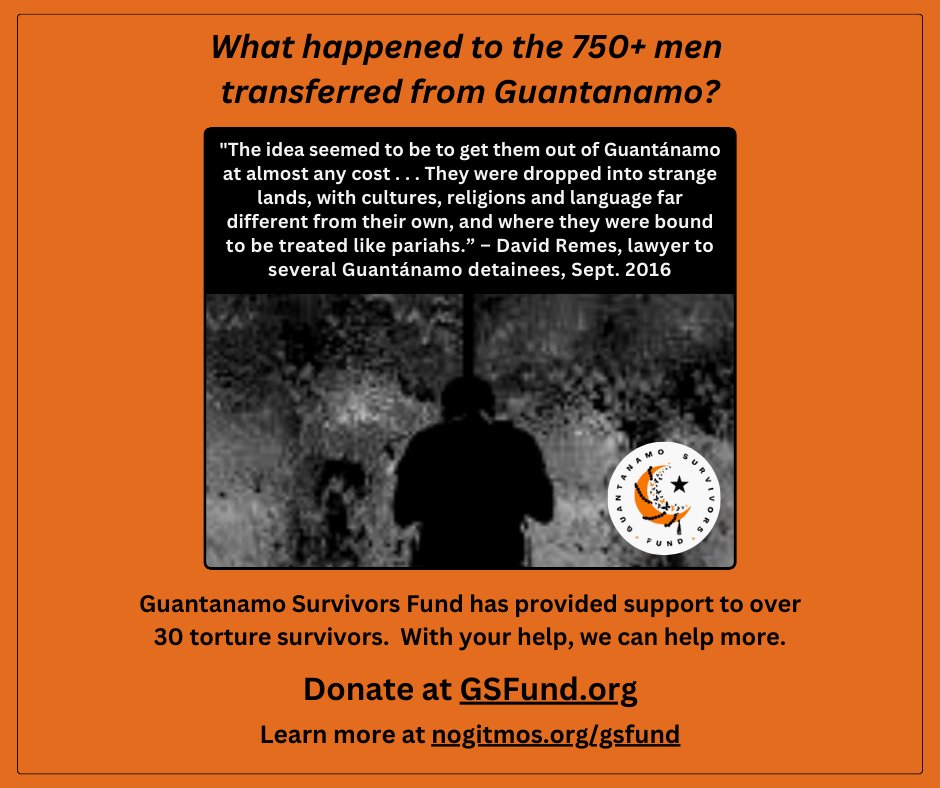 gtmofund's tweet photo. Donate at https://t.co/xwHritzMeZ to give Guantanamo torture survivors a helping hand. https://t.co/hMrfDbI1cz