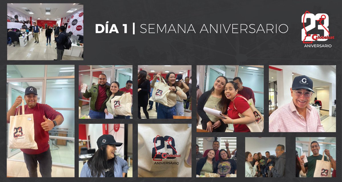 🎉 El día de ayer arrancamos con la semana de Aniversario de #GlobalSat