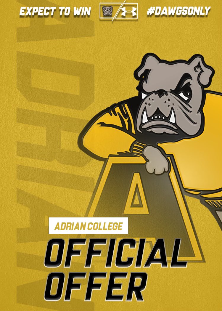 Blessed to receive my first offer from Adrian College!! #win #closethedeal
<a href="/CoachKarch/">Evan Karchner</a> <a href="/Coach_Ty_Palka/">Tyler Palka</a> @coach_palka <a href="/ReimSean/">Sean Reim</a> <a href="/MaumeePantherFB/">Maumee Football</a>