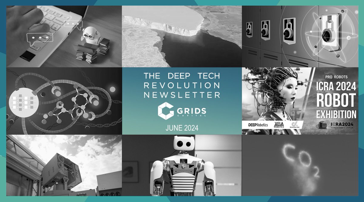 guyperelmuter's tweet photo. The June 2024 edition of "The #deeptech Revolution Newsletter" is here - subscribe at https://t.co/vpd8S5U9AJ #Science #TechnologyNews #ArtificialInteligence #lifesciences #Entrepreneurship #robotics #infrastructure https://t.co/WUYBXjsd5R