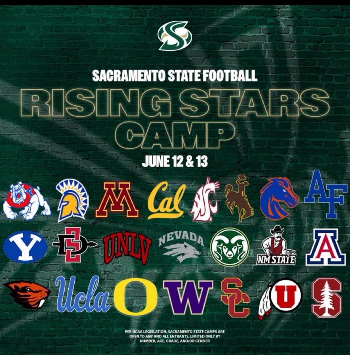 DMoney2028's tweet photo. I will be at the @SacHornetsFB camp today! #letseat #wineachrep @AlaimaloNick @CoachChipViney @RisingSunDevils @ScottieGraham @RealCoachCarter @CoachBobbyWade @CoachIrv_ @coach_smith20 @WSU_FBRecruits @BeyondBolden @mrgaines559 @toby_lux @NE_Ok_HS_Sports @BrandonHuffman https://t.co/kQ4bG7VsJ4