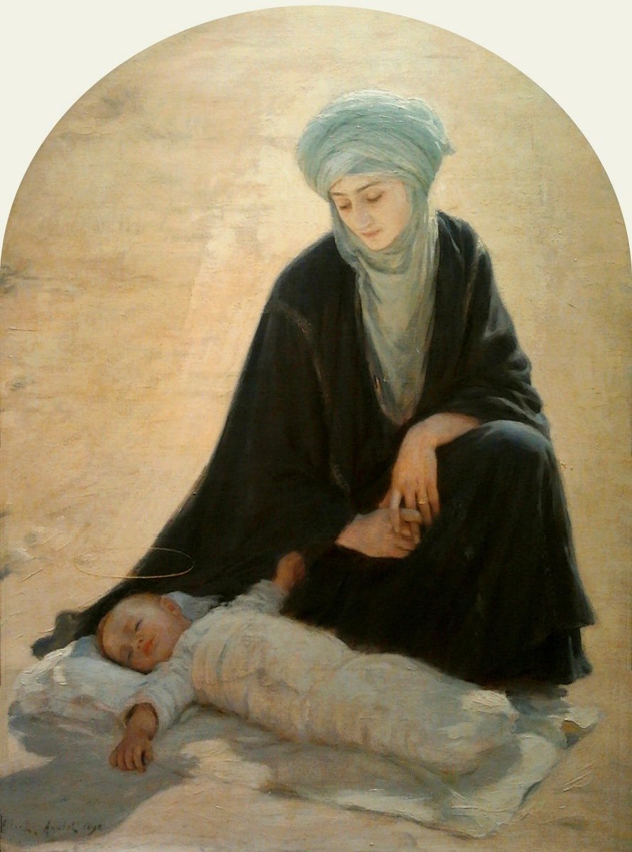 Catolicismooo's tweet photo. Virgem maria com vestes Árabes e o menino Jesus. https://t.co/SankYmVKM6
