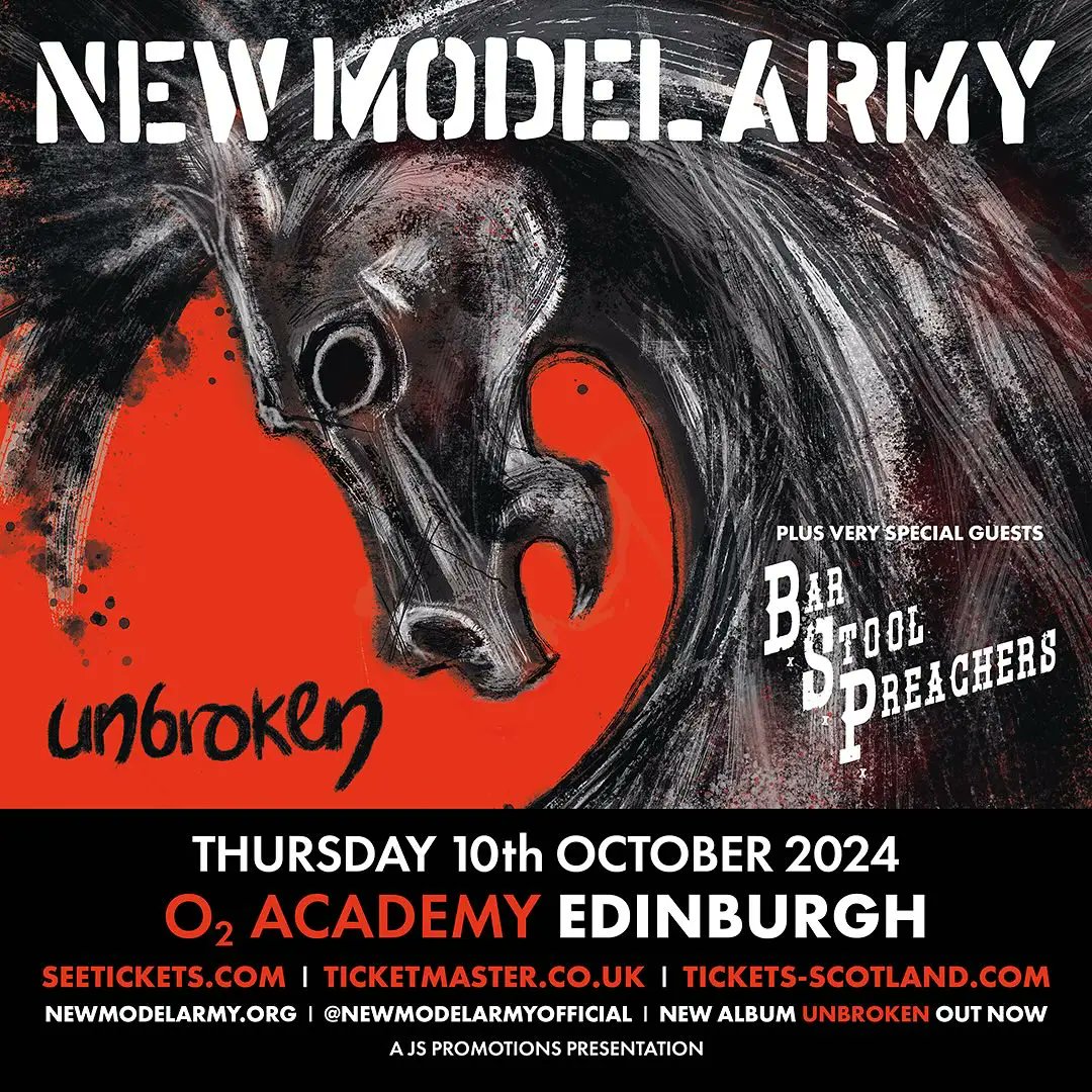 BarStoolPreachers (@barpreachers) on Twitter photo Chuffed to announce we'll be heading up to Edinburgh in October to support the mighty New Model Army! <a href="/officialnma/">New Model Army</a>
Get your tickets here - seetickets.com/event/new-mode… Chuffed to announce we'll be heading up to Edinburgh in October to support the mighty New Model Army! <a href="/officialnma/">New Model Army</a>
Get your tickets here - seetickets.com/event/new-mode…