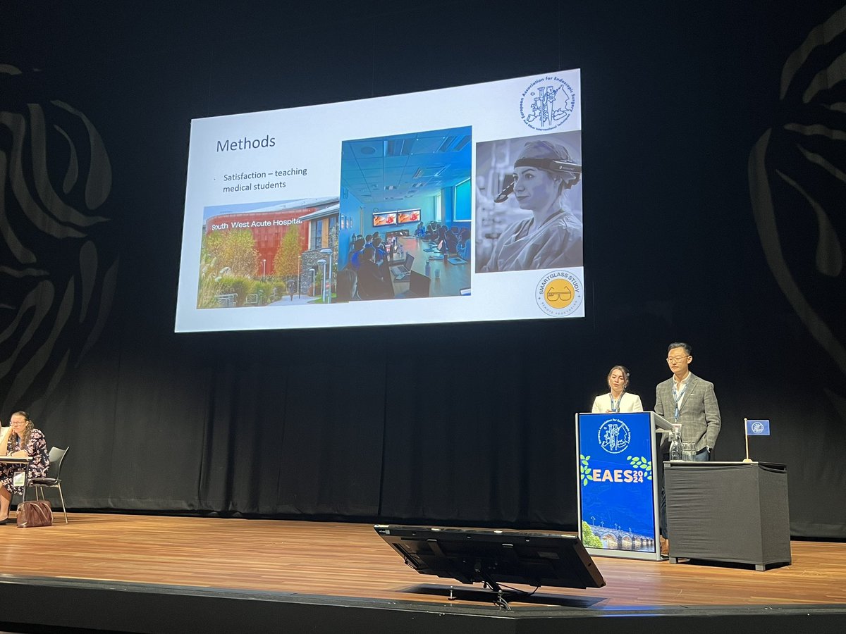 Great to be back <a href="/EAES_eu/">EAES</a> conference in Maastricht presenting data on Smart Glasses technology trialed in Northern Ireland and North America with <a href="/brighthuo/">Bright Huo</a> <a href="/RodsCones1/">Rods&Cones</a> <a href="/WesternHSCTrust/">Western Trust</a>