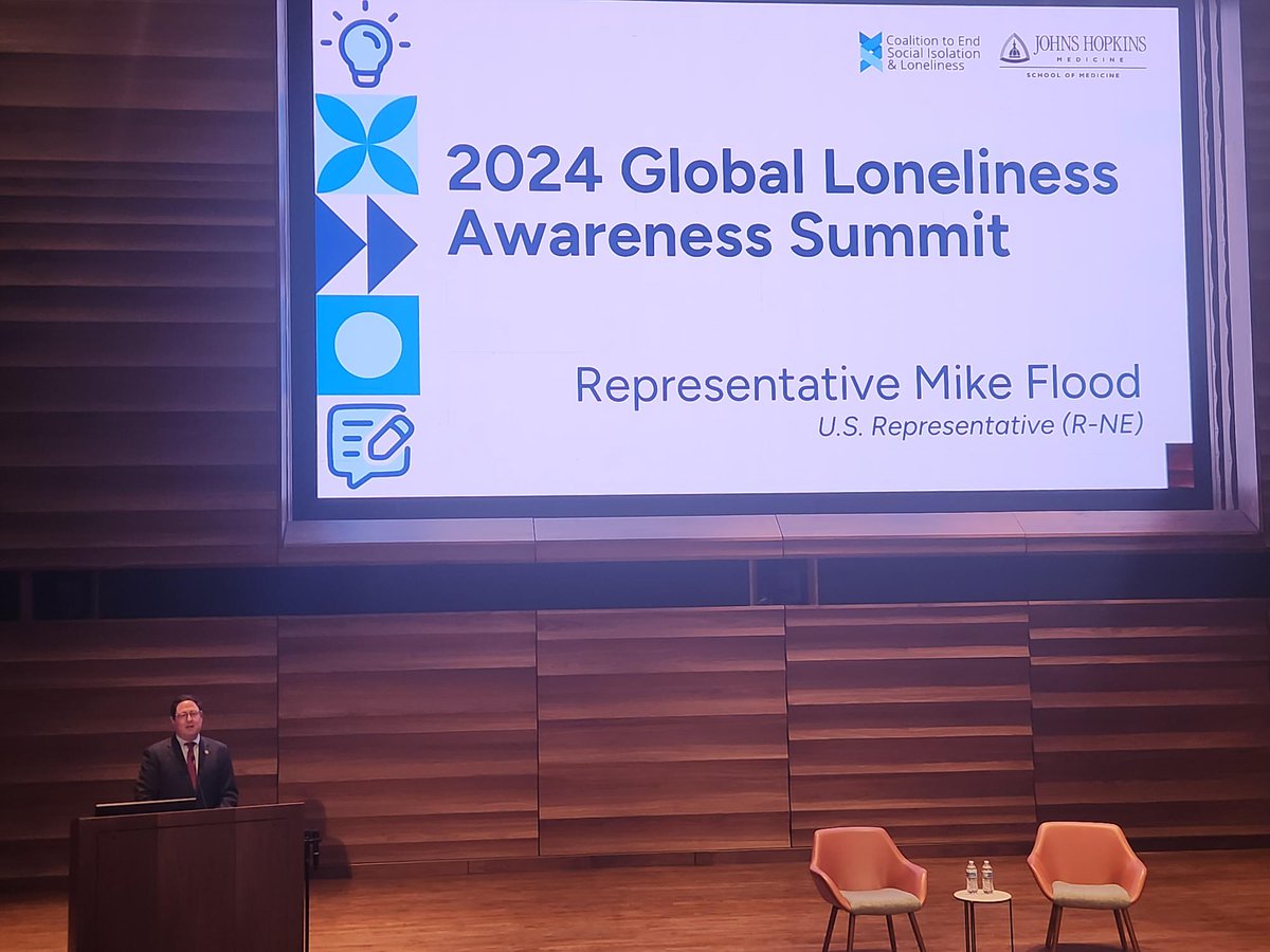 _MealsOnWheels's tweet photo. Proud to attend the 2024 Global Loneliness Awareness Summit by @HopkinsMedicine and @endsocisolation. We're committed to combating senior isolation!

Thanks @SenTinaSmith for the shoutout and for highlighting the importance of reauthorizing the #OAA.

#2024GLAW #JHU #CESIL https://t.co/bFzhA7LTxH