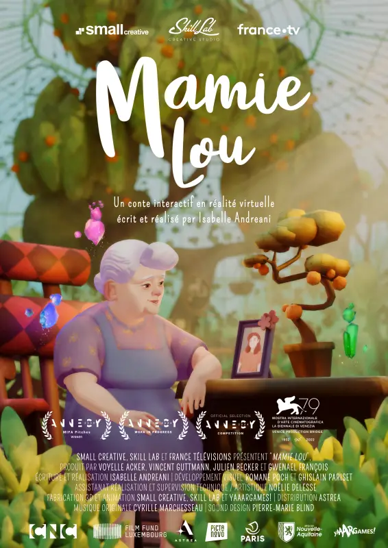 xrmust's tweet photo. NEW INTERVIEW! “It seemed essential to us to offer a truly positive and enlightening experience, and not a documentary on the end of life” – Isabelle Andreani @ANIMAconcepting (MAMIE LOU - NANA LOU) @small_creative_ 

EN https://t.co/oQYzymLsMX 
FR https://t.co/rliVU1cZxe https://t.co/sZNXc4M4xi