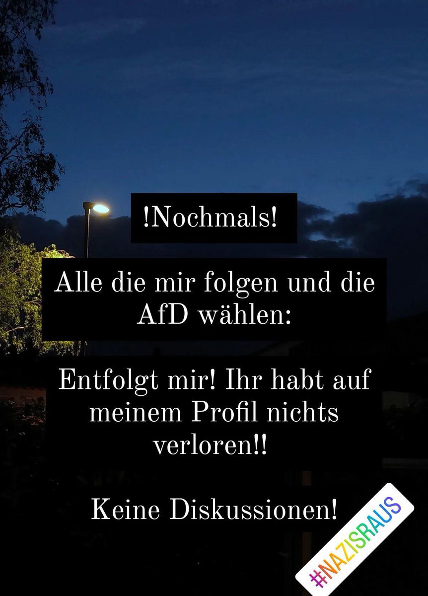 #Nazisraus #FckAfD