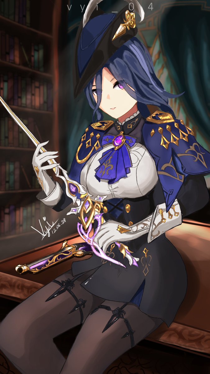 vyi_04's tweet image. Clorinde 💜

#genshinimpact #Clorinde #原神