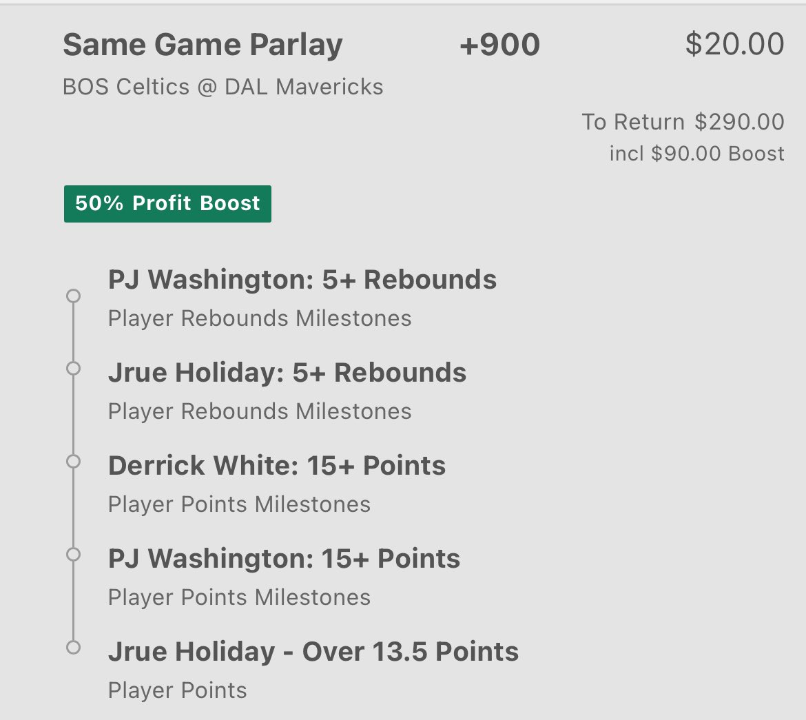 majorKeybets's tweet photo. Role Player City
50% boost takes it to +1350 odds https://t.co/7kRVKzAZuE